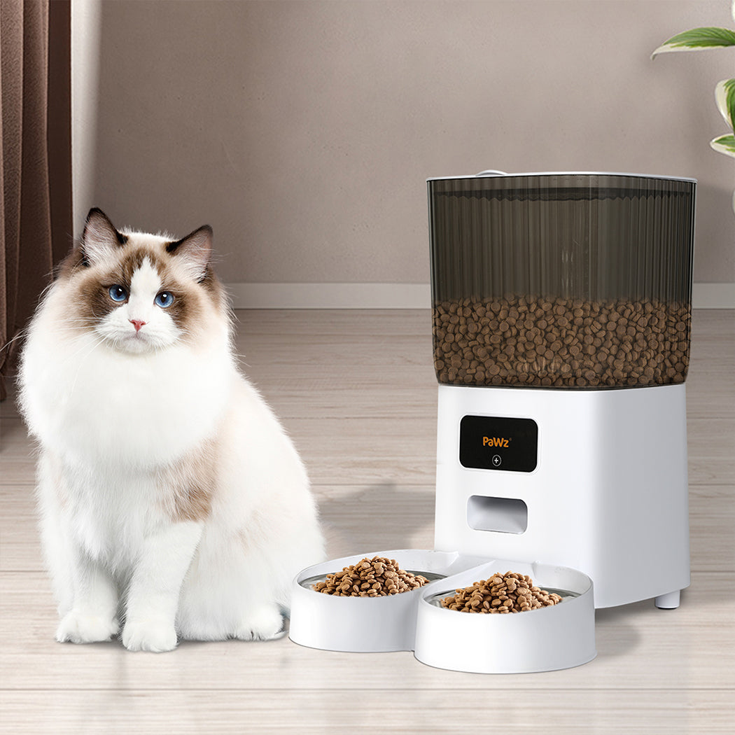 pawz-5l-automatic-pet-feeder-2-bowl-white-1973193691183058951