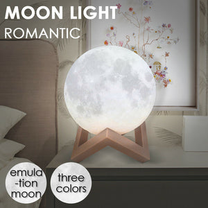 3D Magical Moon Lamp USB LED Night Light Large-1973193944783261702