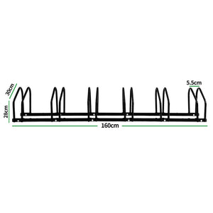 6 Bikes Stand Bicycle Bike Rack Floor-1975420403002249218