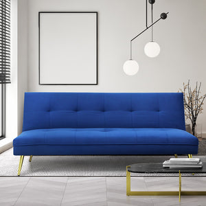 Levede Sofa Bed Convertible Velvet 3 Seater-1996005374511157254