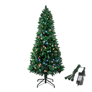 SANTACO Prelit Slim Pencil Christmas Tree 1.8M-1973193456453029888